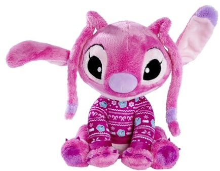 Disney Lilo und Stitch, Angel, Xmas, 25cm Plüschtier, Weihnachts Edition, für Kinder ab den ersten Lebensmonaten geeignet