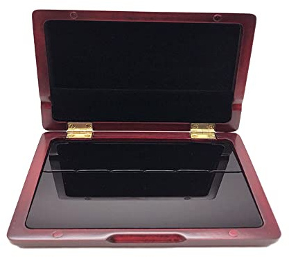 Jiayouy Maroon Color Reed Box Clarinet Reed Storage Case Reeds Holder for 6pcs Clarinet Reeds Woodwind Accessories