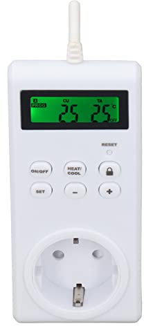 Thermostatausgang, Energiesparender Temperaturregler für Zuhause (EU-Stecker 230V)