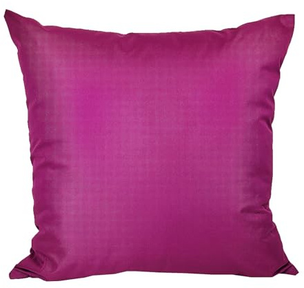 JACK 50x50cm Outdoor Lounge Kissen Dekokissen inkl. XXL-Füllung Wasserabweisend Sitzkissen Garten Stuhl Lotus Effekt, Farbe:Beere