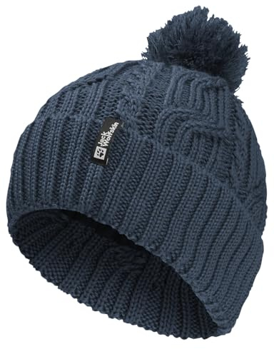 Jack Wolfskin Unisex Beanie-Mütze Pompom Beanie