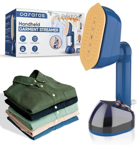 Clothes Steamer Handheld – 20s Fast Heat-Up Portable Travel Steamer for Clothes & Garments | CAFAROS