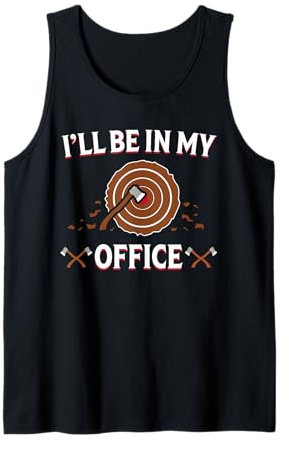 Axe Throwing Funny Hatchet Lumberjack Novelty Tank Top