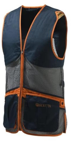 BERETTA GILET DA TIRO FULL MESH VEST BLUE TWILIGHT TG. M