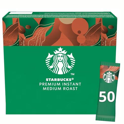 STARBUCKS Medium Roast Instant Coffee Sachets - 50 x 2.3 g