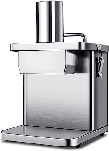 Picadora de verduras eléctrica de 250 W, rallador de queso, cortadora de verduras, cortadora en espiral de acero inoxidable, trituradora de verduras eléctrica, picadora de alimentos comercial.