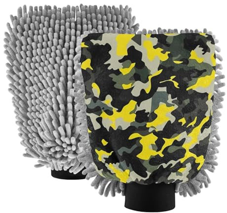 Guanto da bagno nero in microfibra antigraffio per auto spugne per lavaggio auto