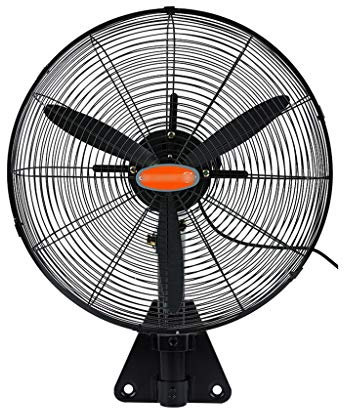 OUKMXSY Ventilatore Industriale da Parete, velocità del Vento Regolabile a 3 velocità, Ventilatore Elettrico da Parete con robuste trombe in Metallo, 20/25/30 Pollici (25 Pollici)