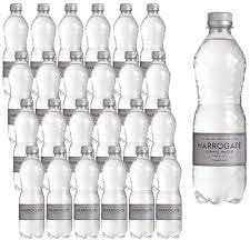 Harrogate Spring Sparkling Natural Mineral Water – 500ml Bottles (Pack of 24) | Refreshing Carbonated Water | Suitable for All Diets | Convenient 500ml Bottles
