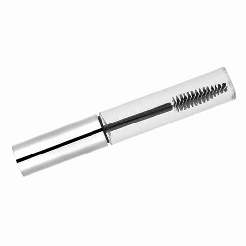 Stylebest 10 Ml Tom Mascara Tube Set med ögonfransstav för DIY Mascara Förvaring - Miljövänlig och Lätt - 5 Färger (10 ml ljust silverlock)