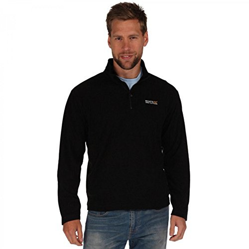Regatta Herren Fleece-Jacke, Thompson Fleece, Schwarz, L
