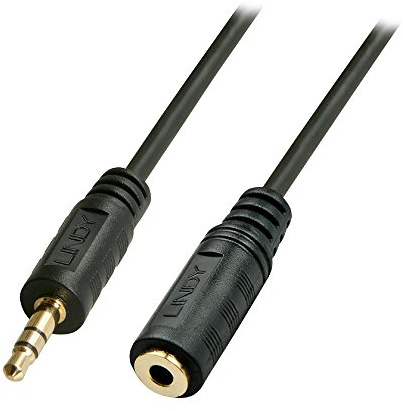 LINDY 35653 3 m 3.5 mm Premium Audio Jack Extension Cable - Black
