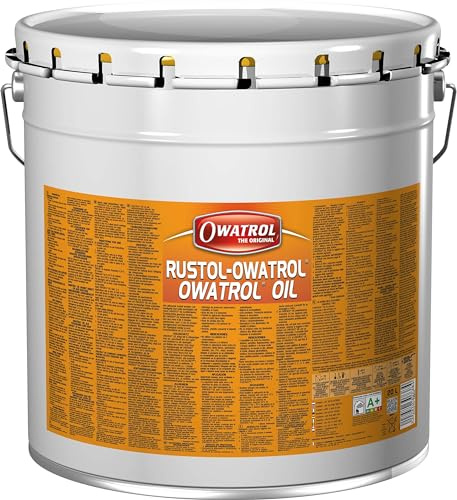 OWATROL® Rostschutz Öl 20L - Für Metalle, Kunststoff, Glas, Holz, Farben & Lacke - Rostumwandler mit Grundierung Auto - Rostschutzgrundierung - Rostumwandler Kfz - Rust Converter - Grundierung Metall