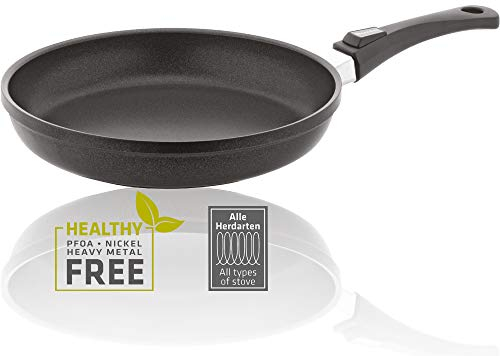 Berndes Bratpfanne Vario Click 32 cm, Induktion, Pfanne mit abnehmbarem Stiel, robuster Aluguss, antihaft beschichtet, Black