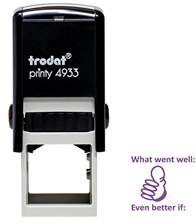 Trodat Printy 4933 Self Inking Education stämpel What Went Well