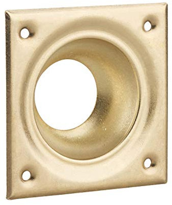 THIRARD - Entrata a Cuvetta per Serratura - Ottone Stampato - Finitura Elegante - Compatibile con Serrature di Sicurezza - Installazione Facile - Finitura Decorativa - Ø 23 mm - Giallo/Dorato