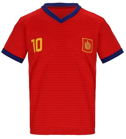 Blackshirt Company Spanien Trikot Fußball WM EM Fan Trikot Rot