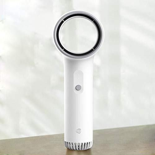QREZ Mini Desk Fan, USB Ventilator Draagbare Handheld Kleine Ventilator USB Fan 2000mAh Opladen Desktop Mini Portable Desktop Fan Desktop Outdoor Fan Voor Home Office