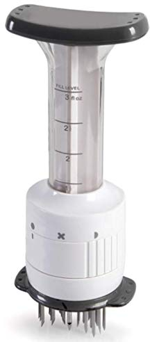 Jeringa para adobo, ablandador de adobo de carne, inyector de aguja para filetes, jeringa de sabor, herramienta de cocina para cocinar, utilizada para casi cualquier carne