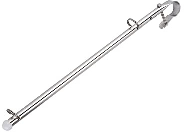 Flaggenstab, stabiler Bootsfahnenstab für Freizeitfahrzeug für Outdoor für Yachten für Schiffe für 22,2-25,44mm breite Flaggen