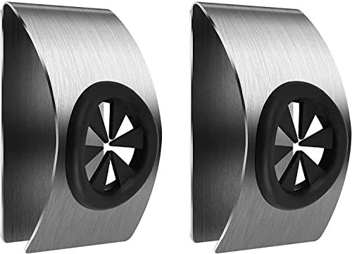STmea Lot de 2 supports auto-adhésifs pour torchons de cuisine, sans perçage, pour salle de bain, cuisine, sans perçage