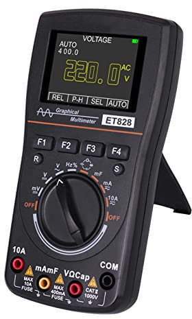 Jojomis 2 in 1 HD Smart Graphic Oscilloscopio Multimetro Larghezza di banda