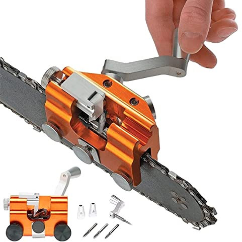 FFOCCO Afilador de Cadena de Sierra de Cadena de Mano, Timber-Line Afilado de Motosierra Está Diseñado para Afilar Su Motosierra, para Todo Tipo de Sierras de Cadena y Sierras Eléctricas d