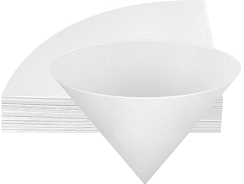NACHLYNN 20 filtri dell'olio per friggitrice, filtro dell'olio per friggitrice, coni filtro in tessuto non tessuto da 25,4 cm, filtri per olio da cucina, sciroppo d'acero, filtri in cera d'api, coni