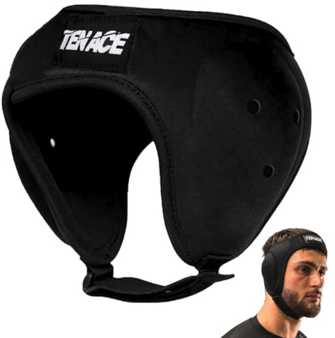 Tenace Protège Oreilles JJB – Protection pour Lutte, Grappling, MMA et Arts Martiaux avec Ajustement Réglable