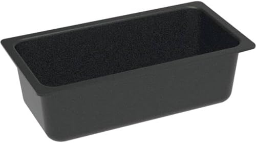 AMT Gastroguss Gastronorm - Behälter extra hoch GN 1/3 glater Bodent, induktionsgeeignet, 17,6 cm x 32,5 cm, 10 cm hoch, ohne Griffe, Lotan® Antihaft-Veredelung, AMZN-I-101833
