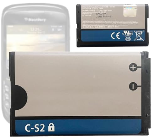 Aousavo C-S2 Batterie de Rechange Compatible avec Blackberry Gemini Curve 8520 8310 8700 8320 7130 BAT-06860-009 C-S2