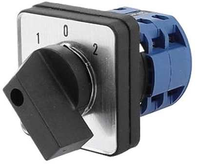 Interruptor de conmutación universal giratorio con enclavamiento de 3 posiciones, CA 690 V 20 A