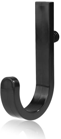 J-Hook Compatible with Craftsman/Suncast Sheds, Black Storage Heavy Duty Shed Hooks Shed J Hook for Tool Hanging Organization Shed Garage Accessories