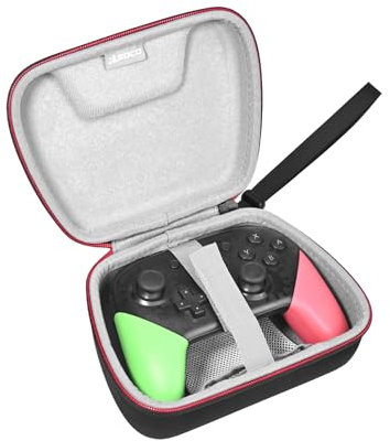 RLSOCO Carrying Case for Nintendo Switch 2 Pro & for Nintendo Switch Pro Controller (Black)