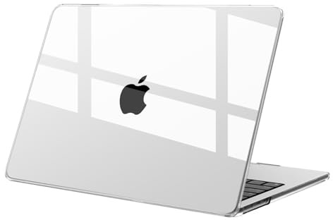 eleger Hülle kompatibel mit 15 MacBook Air M5 A3448 M4 A3241 M3 A3114 M2 A2941, Ausgabe 2026 2025 2024 2023, Schutzhülle Hart Case, kristallklar