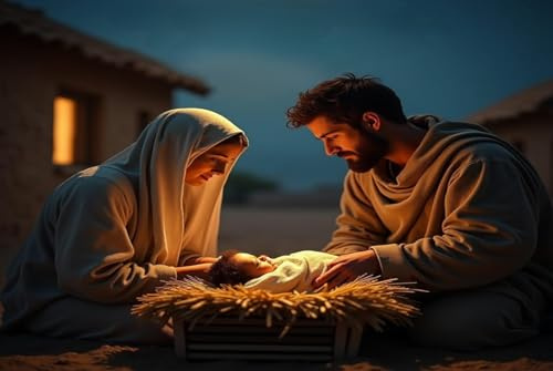 Wooden Jigsaw Puzzles for Adults 1000 Piece Nativity Jesus Challenging Family Leisure Toys Impossible Hard Difficult Kids Game Artistic Accessories DIY Puzzles for School Supplies