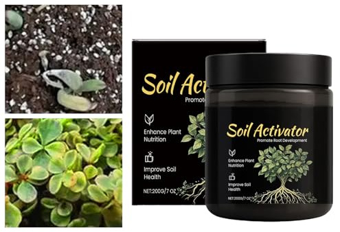 Activador suelo: enmienda suelo que mejora el crecimiento de las raíces, fertilizante ecológico seguro, potenciador de la salud de las plantas, solución de jardín en nutrientes | Para cés