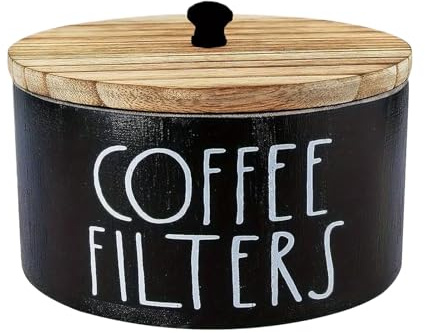 Kaffefilterhållare – espresso pappersfilterhållare | kaffefilter organisatör, filterhållare förvaringsbehållare, för häll droppbryggning servera camping resor