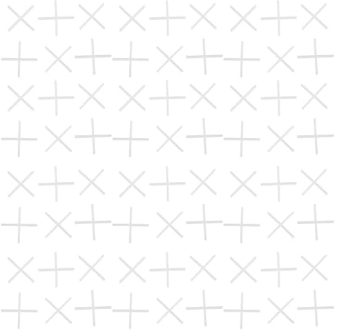 Alipis 500 Pezzi Distanziatori a Croce per Piastrelle in Plastica 1.0mm, Piccoli Livellatori per Pavimenti e Piastrelle in Ceramica, Strumenti di Installazione per Allineamento