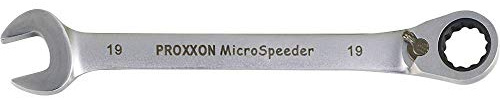Proxxon 23130 MicroSpeeder 8mm Ratschen-Ringmaulschlüssel 15° Abwinklung Hebelumschaltung CrV-Stahl