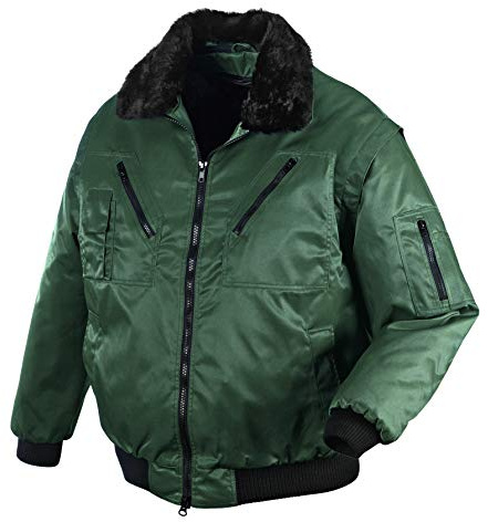 teXXor 4179-XXL Oslo Pilot arbetsjacka, grön, storlek 2XL