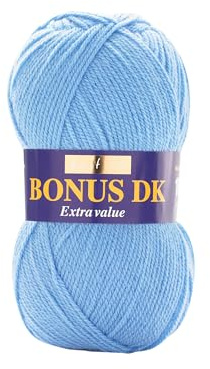 Hayfield - Laine pour Tricot Double Bonus DK - 100 g, Fil, Jacinthe des Bois, 19 x 9 x 9 cm