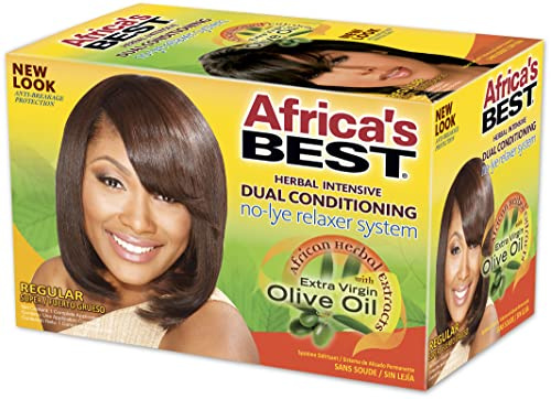 Africa's Best, balsamo lisciante Dual conditioning, senza liscivia, effetto rilassante, una applicazione (lisciante)