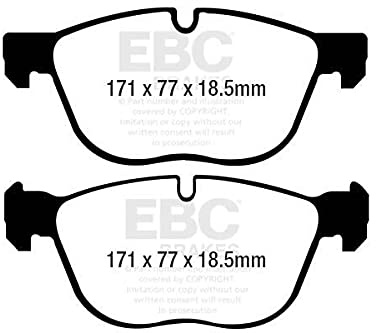 EBC Brakes DP61938 Greenstuff Garniture de Frein Série 6000