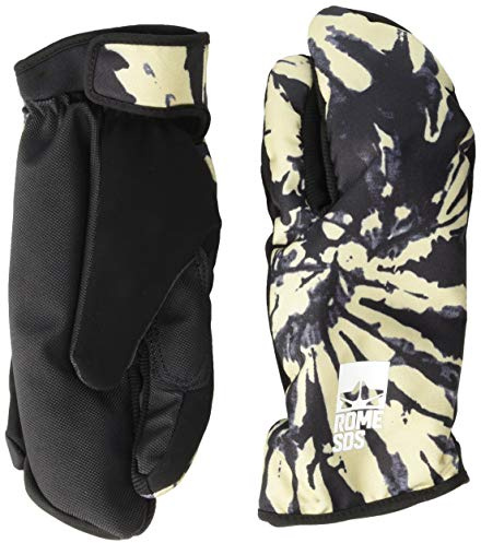 Rome Snowboards Men's Tailgate Trigger Snowboarding Gloves, Tie Dye, Medium
