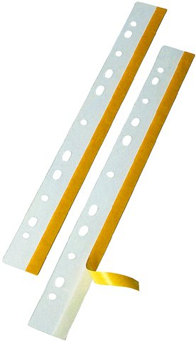 VELOFLEX® Heftstreifen Heftfix®, Folie, selbstklebend, 25 x 292 mm, transparent (50 Stück), Sie erhalten 1 Packung á 50 Stück