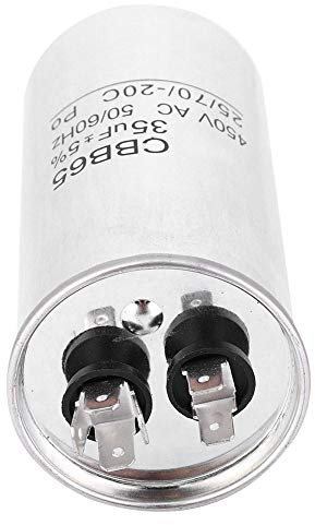 Condensador CBB65 para Aire Acondicionado Unipolar Impermeable 450V 35μF Tolerancia ±5% con Material de Papel de Aluminio para Equipos Industriales