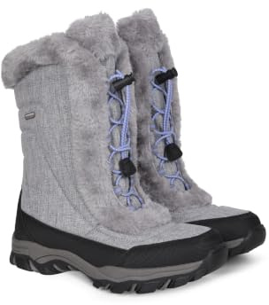 Mountain Warehouse Ohio Wasserdichte Kinder Schneestiefel Dunkel Grau Kinder-Schuhgröße 33 DE