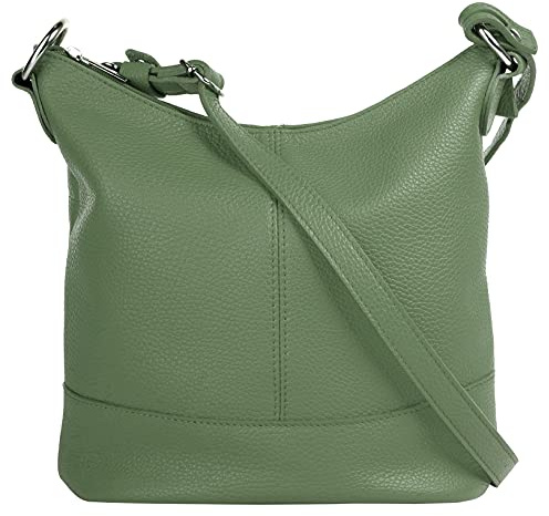 Cluty Sac à bandoulière Cuir & Made In Italy Damen echt Leder Fabriqué en Italie, sac à main, sac à bandoulière, sac crossbody en cuir