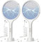YISSVIC Raqueta Matamoscas Electrica 2PCS 4000V Mata Mosquitos Electrico 2 en 1 USB Recargable 1500mAh